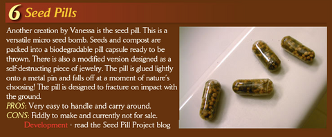 Seed pills