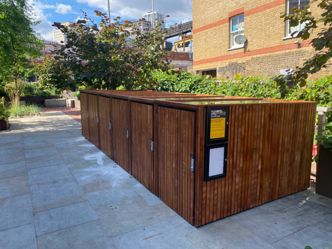 Outdoor bike storage